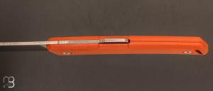 Couteau "Clovis classique" pliant par Florinox - Orange "Rust"