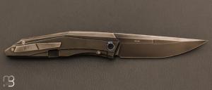 Couteau " Cybernetic WE22033-6 " WE KNIFE - Gray Titanium et CPM 20CV