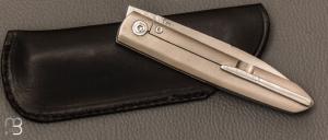   Couteau " Frame-Lock custom " par Grégory Picard - Titane et S45VN