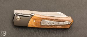    Couteau " Krypto " de Rémi Lavialle - Lame de Feu - Mammouth et RWL34