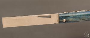 Couteau "L'Olonnois" de L'atelier du capitaine - Hêtre échauffé stabilisé
