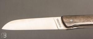 Couteau " L08 " de Perceval - Carbone damassé