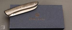 Couteau " L08 " de Perceval - Carbone damassé