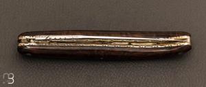 Couteau " Laguiole 12cm  " par la Forge de Laguiole - Loupe de noyer