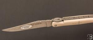 Couteau Laguiole en Aubrac modèle Origine Tour Eiffel N°311 - Elforyn 