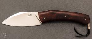   Couteau " Lardon  " custom par Frédéric Augé - Bois de fer et RWL-34