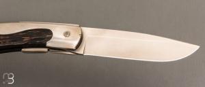  Couteau " Le Drômois " à palanquille inversée par Alain Descy - Palmier et D2