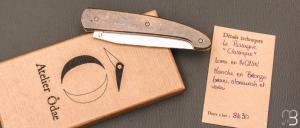  Couteau  "  Le Passager " de Pierre Thomas - Atelier Odae - Bronze bruni