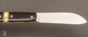   Couteau " Le Tonneau " par Mathieu Herrero - Ébène et XC100