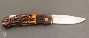   Couteau " Lock-back " custom par W.D. Pease