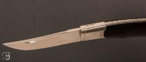 Couteau " Mini-Mix " pliant artisanal de Cyril Kalisz - Gidgee et RWL-34