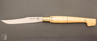    Couteau Nontron n°1 XXL buis modèle "Sabot"