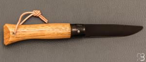  Couteau Opinel Néo6 chêne black "Opiflex®" - Chêne et lame acier inoxydable