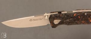    Couteau « PULSE W-Lock » pliant par MASERIN - CPM Magnacut et carbone- 630.FCA