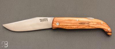   Couteau Pallarès Solsona pompe arrière Olivier et lame inoxydable