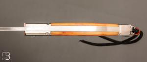   Couteau " Persan " par Philippe Lemonnier - Os cerfé et RWL34 