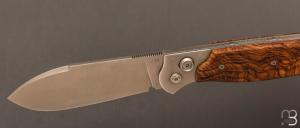 Couteau " Safari " par Éric Parmentier - Frêne et RWL34