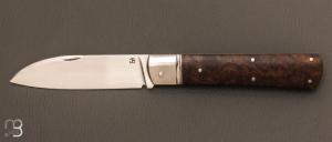  Couteau  "  Le Ttu " custom de Jrme Bellon - Noyer et lame en RWL34