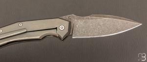    Couteau " Speartac Small " custom de GTKnives - Thomas Gony - Titane et lame en D2