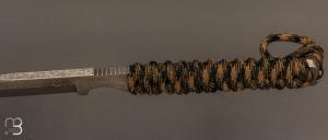  Couteau W TECH 4 Édition Limitée 20 ans Wildsteer - Paracorde et lame stonewashed