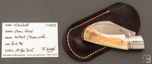   Couteau " Wallace " custom par Frédéric Augé - Mammouth et RWL-34