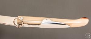    Couteau  " Yatagan 16 cm " Corne blonde par J. Mongin