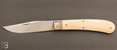  Couteau " Yatagan " par Erwann Aubriet - Ivoire de mammouth