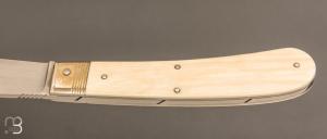   Couteau " Yatagan " par Erwann Aubriet - Ivoire de mammouth