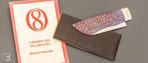 Couteau " air Points " par Roberto Ottonello 12 grammes