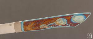  Couteau " air planètes " par Roberto Ottonello 10 grammes