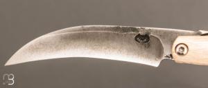   Couteau à champignon par Mickael Moing - Bois de cerf et 100c6