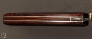 Couteau pliant Le Terre Mer par Avakian cocobolo 02