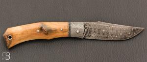  Couteau " Ipanema " custom par David Breniere - Ivoire de mammouth et lame damas