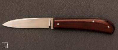    Couteau  "  slipjoint  " par Honoré Vilain - Micarta et RWL34