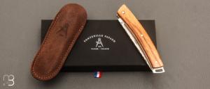  Couteau Le Thiers® Nature S N°026/100 par Fontenille-Pataud - Bois de serpent et lame en 14C28n