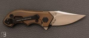 Couteau " ZT0022TIBRZ " de Zéro Tolerance - Design by Tim Galyean