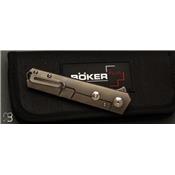  Couteau Böker Kwaiken Compact Flipper Marble Carbon - 01BO231