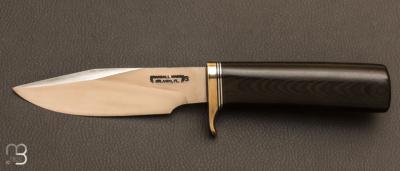 Couteau droit Randall  5" "Sergeant's Model" - Micarta noir