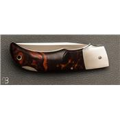 Couteau de poche Chantou Ironwood par Charly Bennica