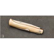 Couteau de poche Chasseur 10 cm corne blonde par J. Mongin