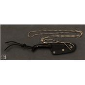 Couteau de cou Pocket Styleto custom par Fred Perrin