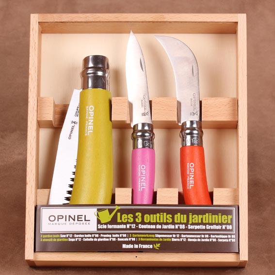 Les 3 Outils du jardinier Opinel