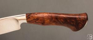  " Nightingale variation Knife " custom par Oliver Goldschmidt - Bois de fer et damas
