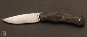 Couteau "BIBS EVO4" en fibre de carbone et N690Co par Romain Bignon