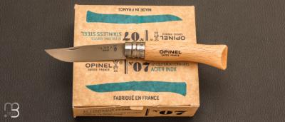Bote de 12 couteaux Opinel N7 inox htre