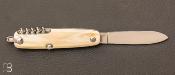 Couteau " Canif 3 pièces " ivoire de phacochère par la coutellerie J. Mongin