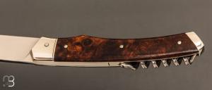   Couteau " 1820 2 pièces " custom par Mathieu Herrero - Bois de fer et lame en 14C28N