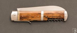  Couteau " Bon vivant " à palanquille fait main par Bastien Toubhans - Atelier Beau Merle