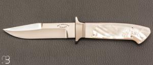   Couteau  "  Chute Knife intégral " par Dietmar F. Kressler - Nacre