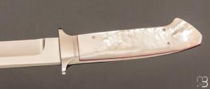   Couteau  "  Chute Knife intégral " par Dietmar F. Kressler - Nacre